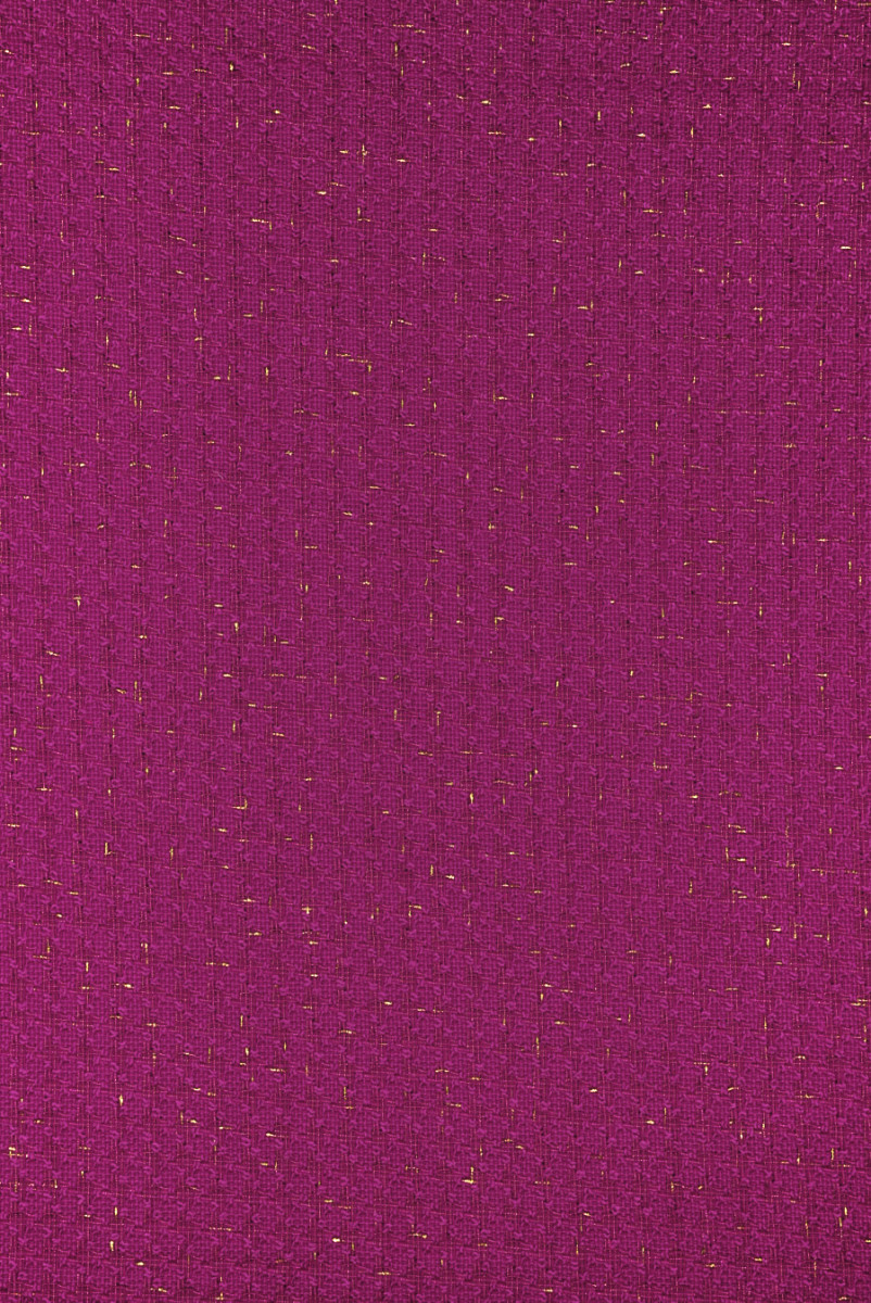 Chanel fabric fuchsia with gold