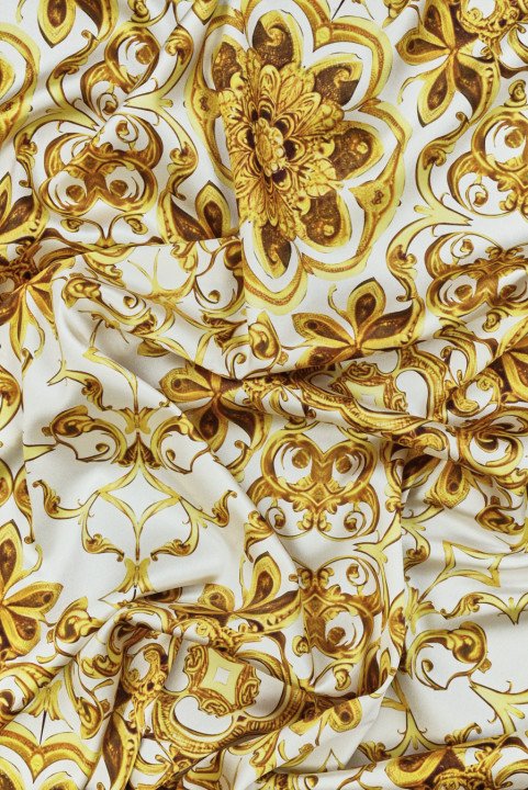 Silk satin signed ornaments