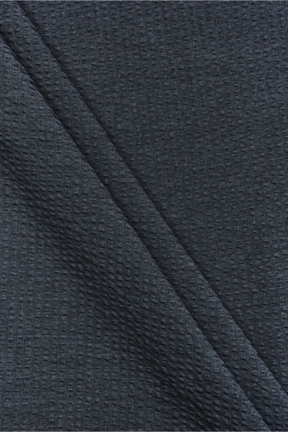 Tkanina strukturalna z bawełną granatowa