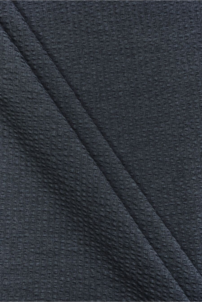 Tkanina strukturalna z bawełną granatowa