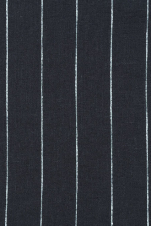 Marineblau gestreiftes Leinen