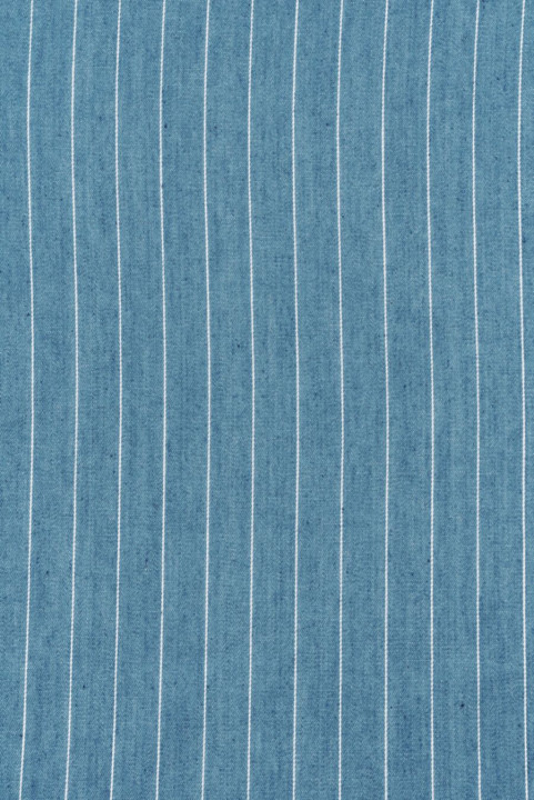 Light striped denim cotton