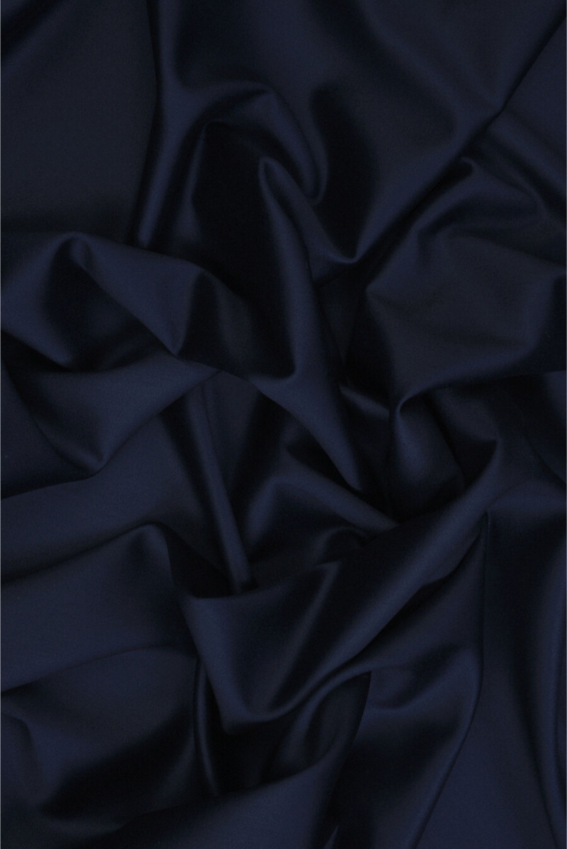 Laine de costume bleu marine KUPON 180 cm