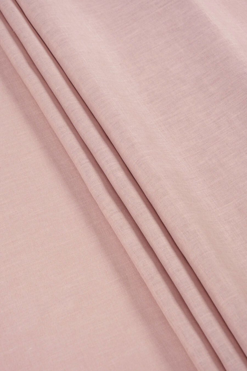 Len naturalny MARIA - brudny róż