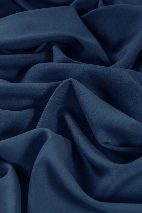 Len naturalny MARIA - granatowy