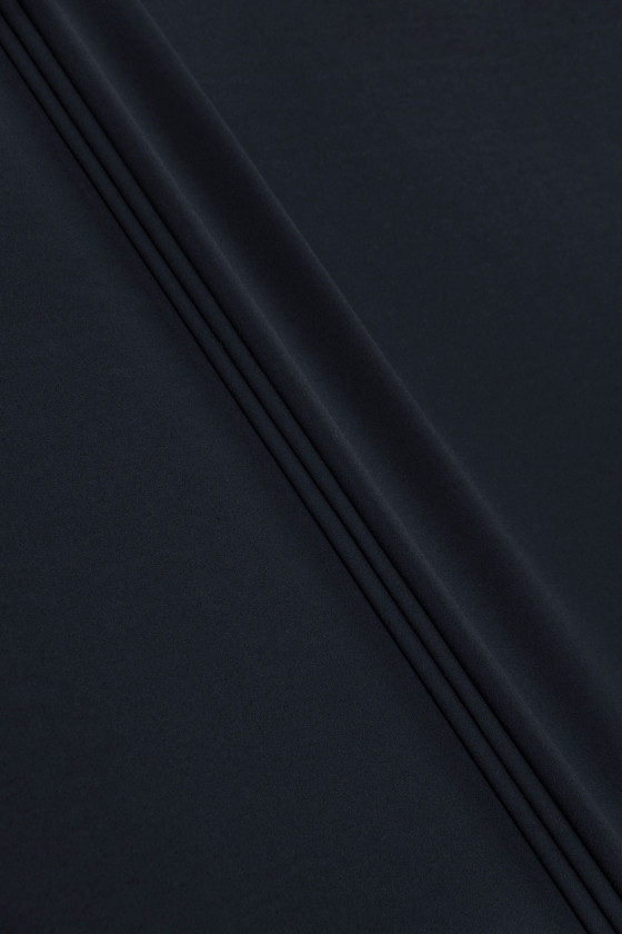 Viscose georgette dark navy blue