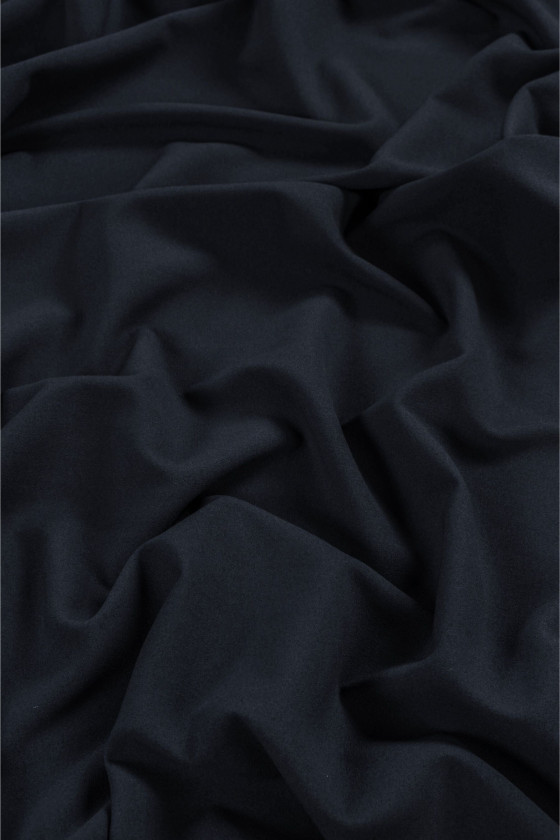 Viscose georgette donker marineblauw