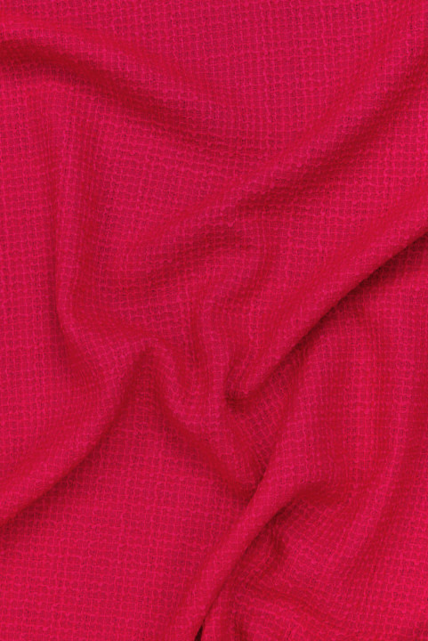 Chanel Boucle-Wolle himbeere