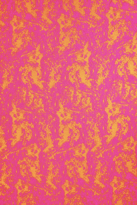 Abstract jacquard pink-orange