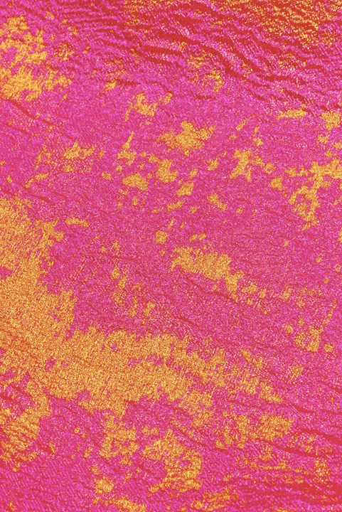 Abstrakt jacquard pink-orange