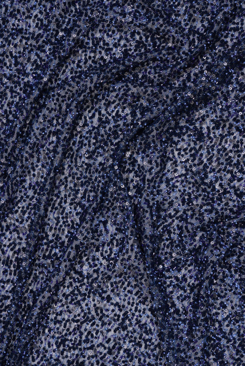 Sequin fabric beige and gold