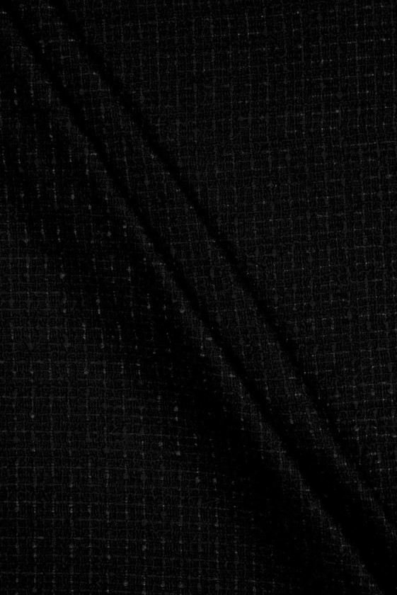 Chanel audums melns KUPON 80cm