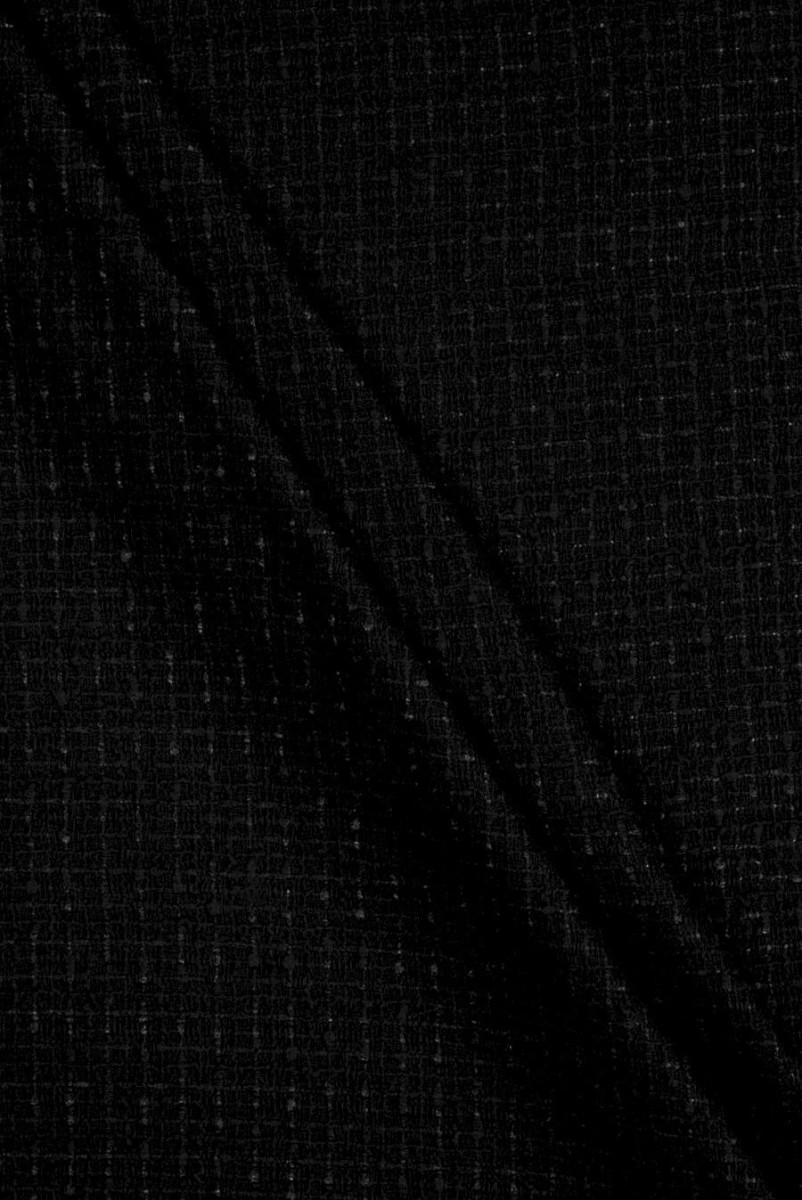 Chanel fabric black COUPON 80cm