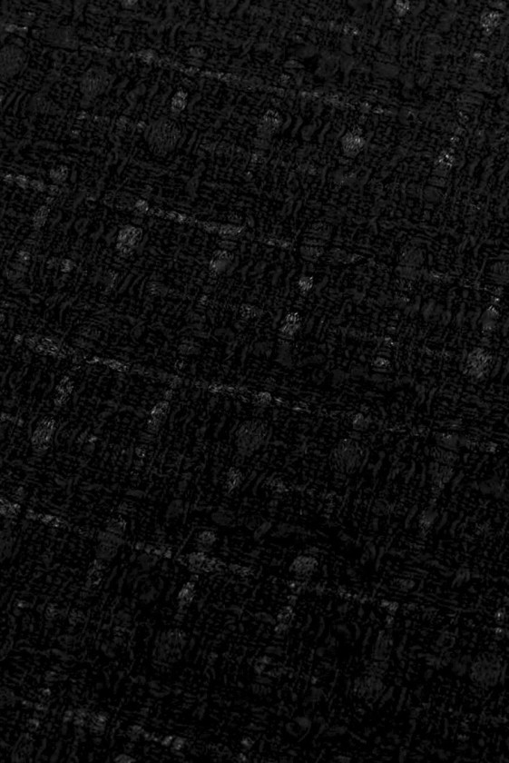Chanel fabric black COUPON 80cm