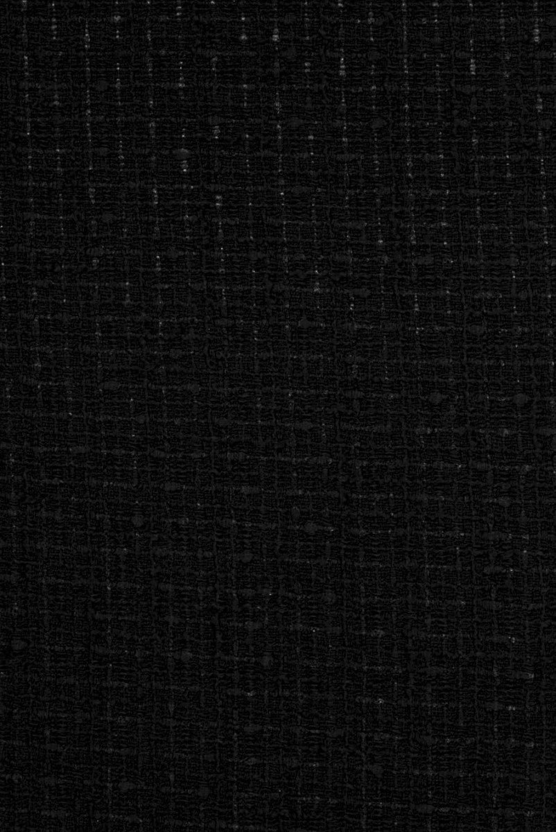 Chanel Stoff schwarz COUPON 80cm