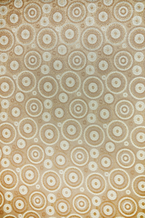 Rosetas de jacquard beige