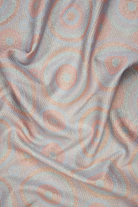Jacquard pastel rosettes