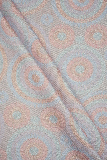 Jacquard pastel rosettes