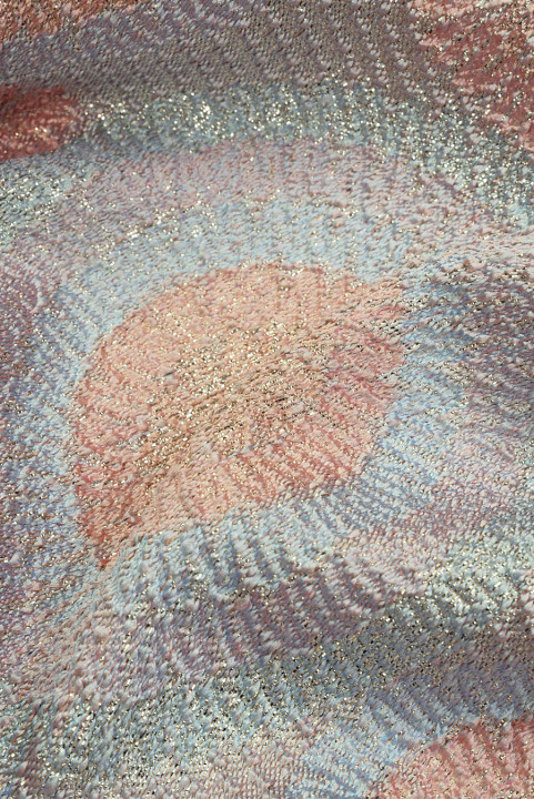 Jacquard-Pastellrosetten
