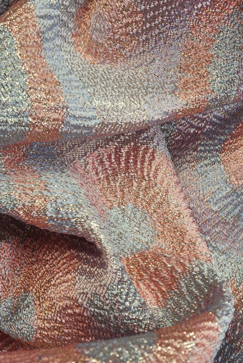Jacquard pastel rosettes