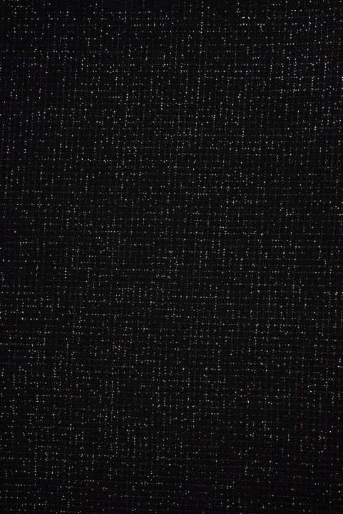 Tela Chanel negra con lentejuelas