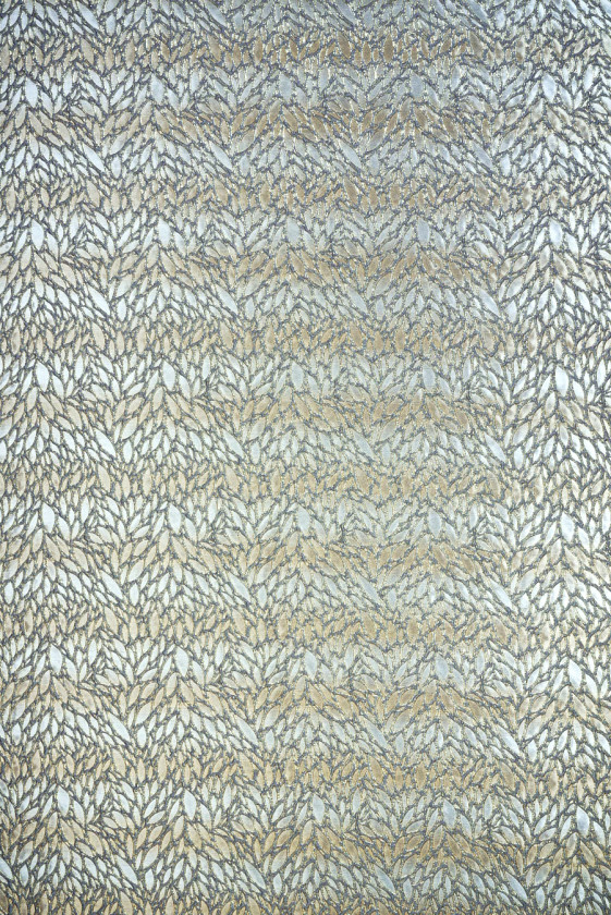 Żakard beżowe liście KUPONY