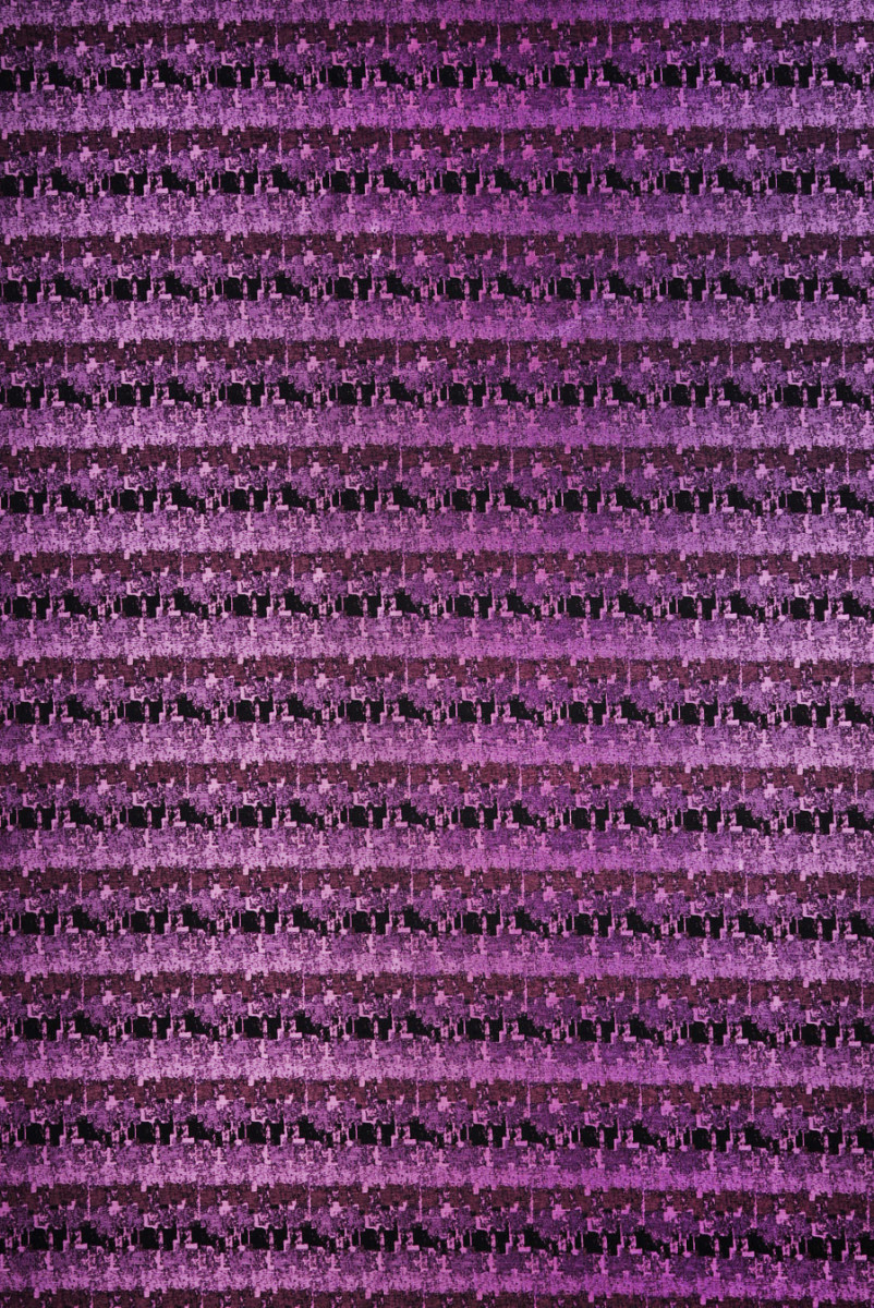 Jacquard purple geometric