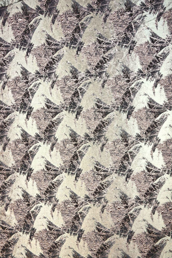 Jacquard grey and graphite with large patterns