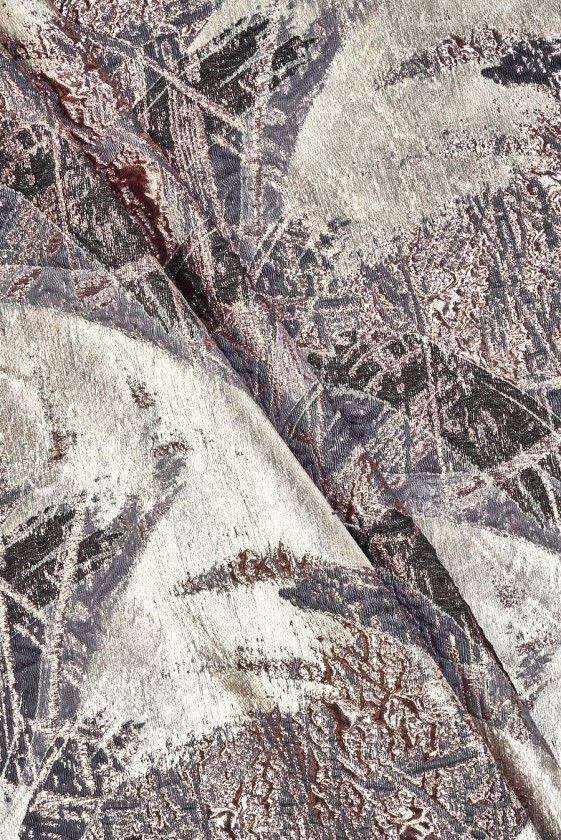 Jacquard gris anthracite à...