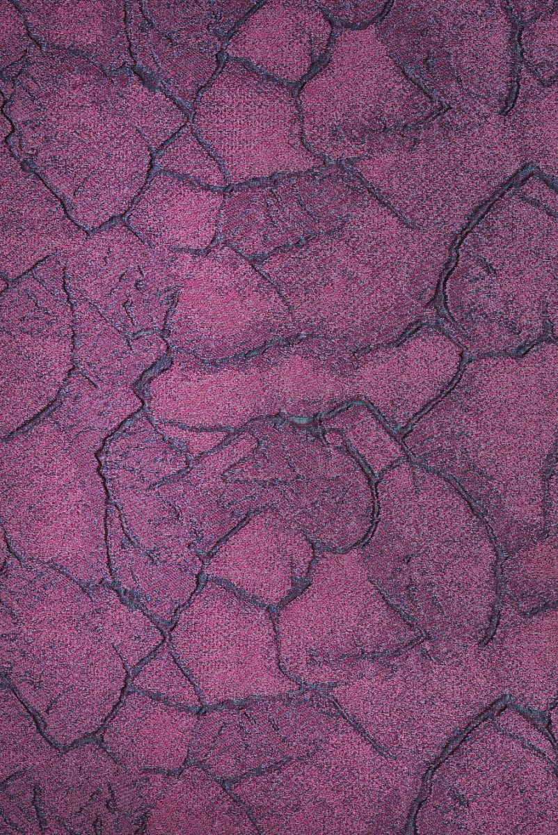 Lila jacquard organza domborított formákkal