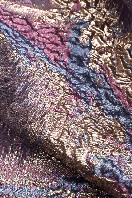 Jacquard-Organza mit ausgefallenen Motiven