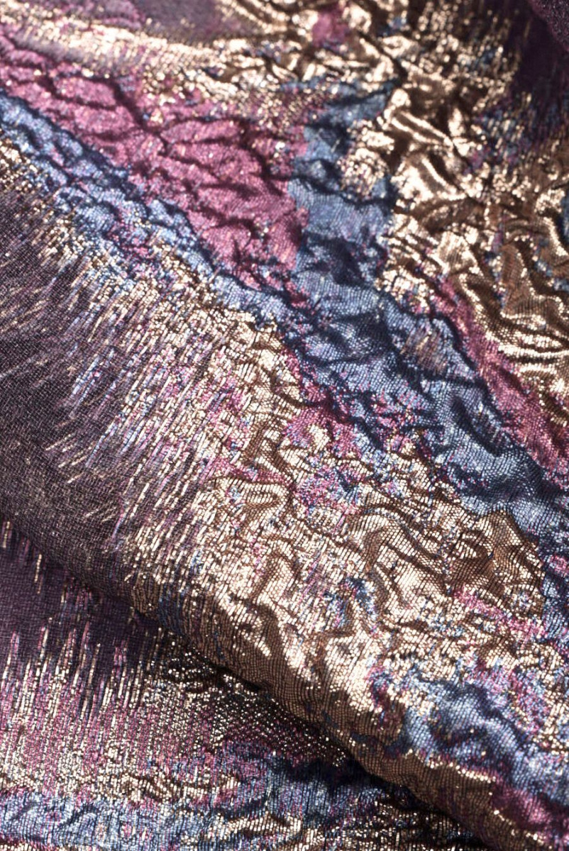 Jacquard-Organza mit ausgefallenen Motiven
