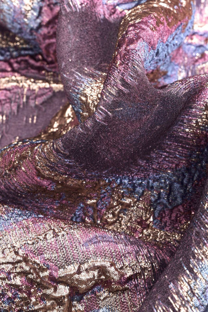 Jacquard organza fancy motifs