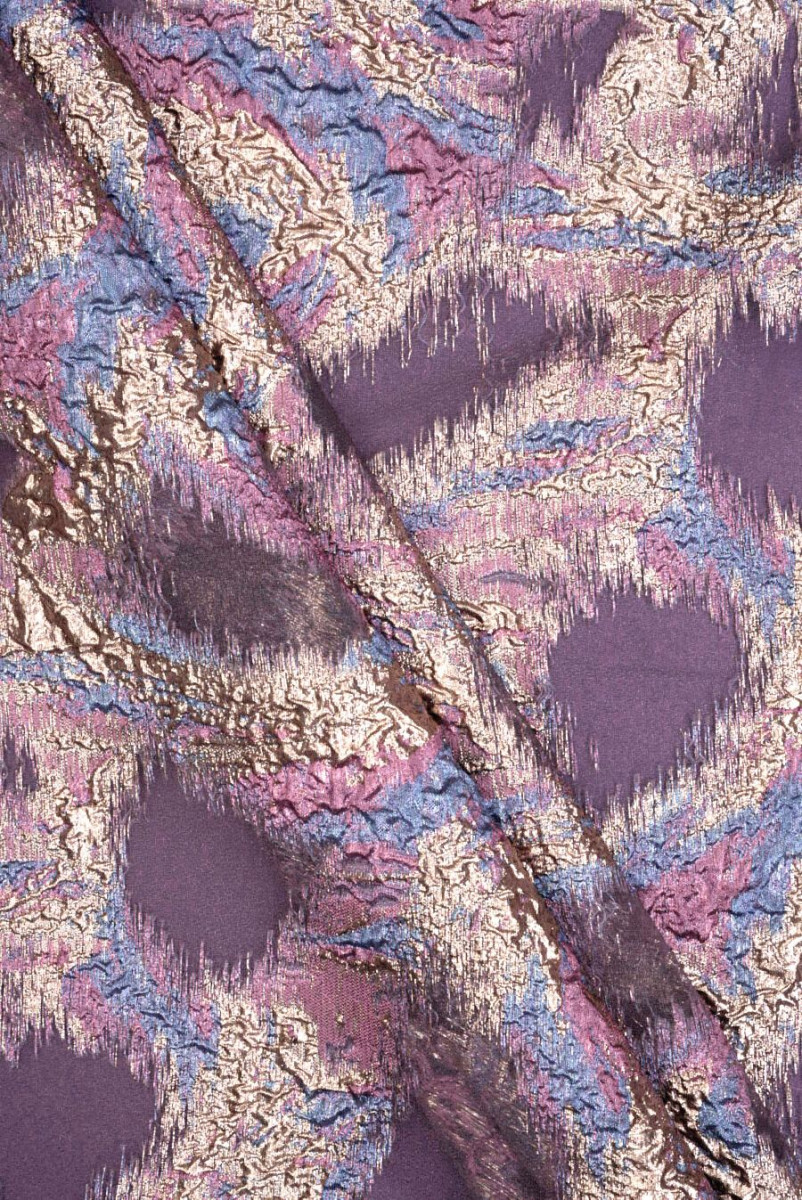 Jacquard-Organza mit ausgefallenen Motiven