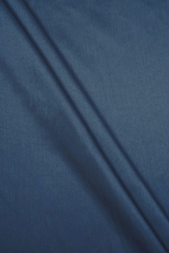 Polyester taffeta dark denim
