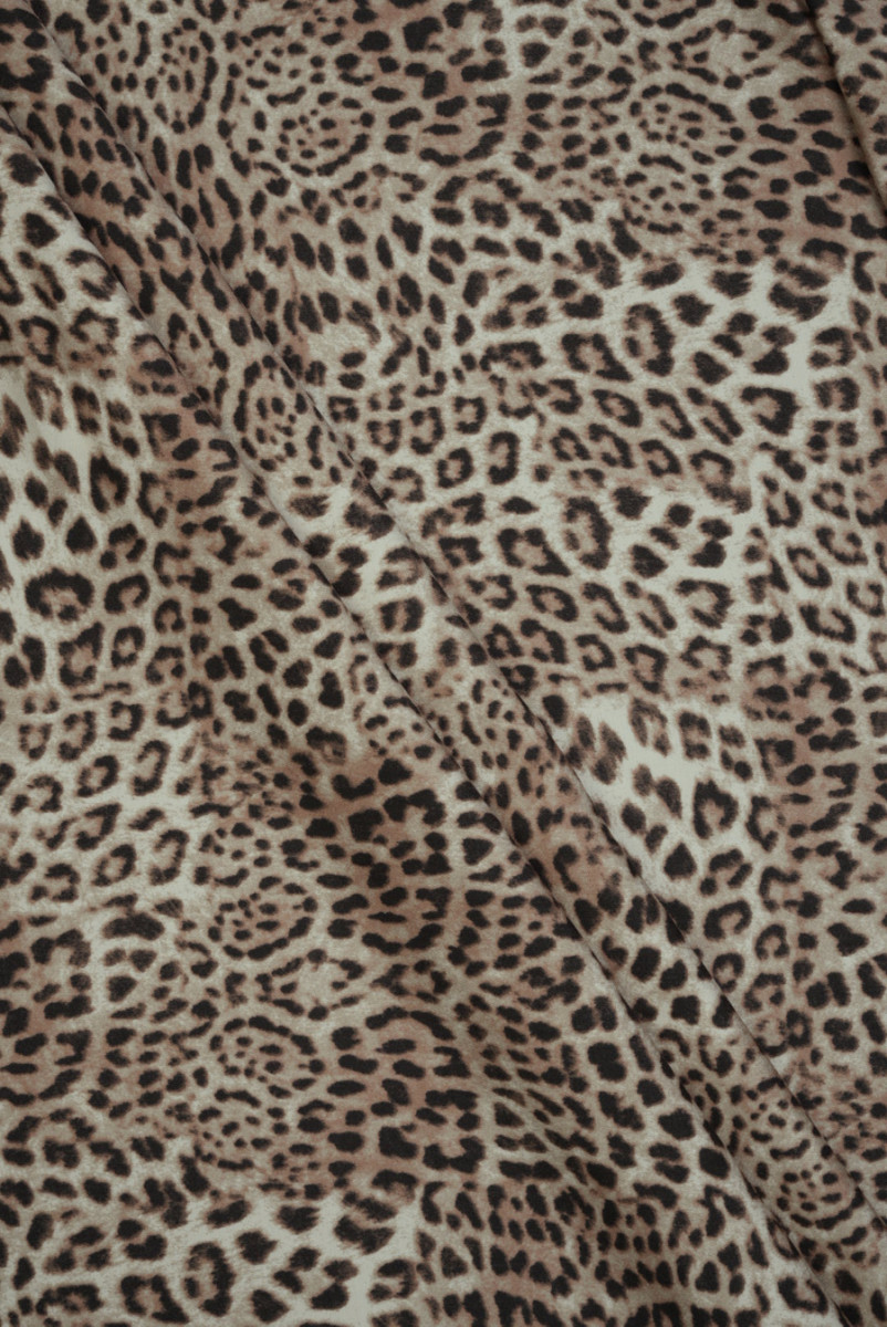 Viskóza s leopardím vzorom