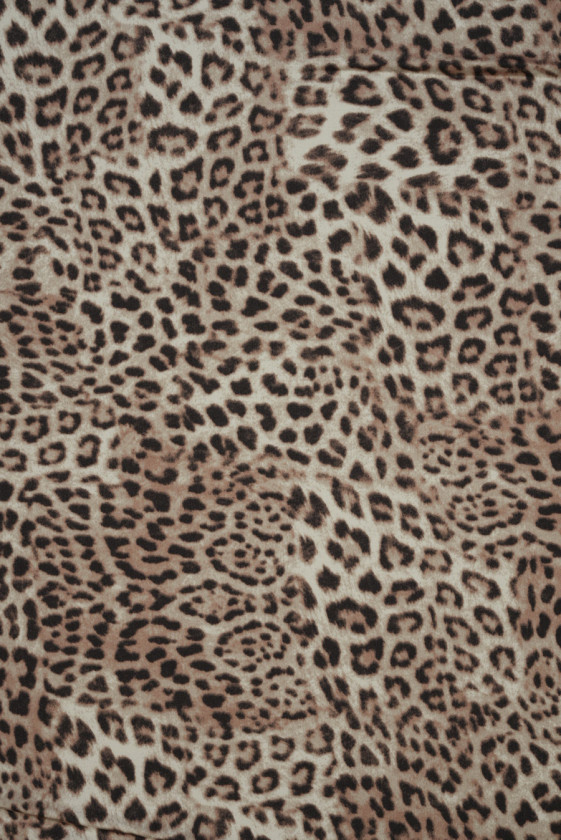 Viskóza s leopardím vzorom