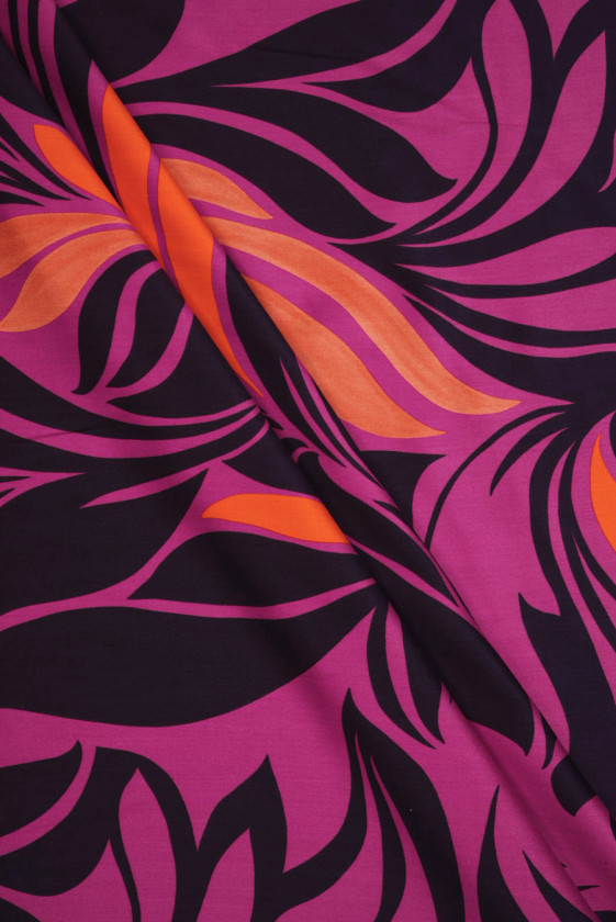 Viscose purple and fuchsia...