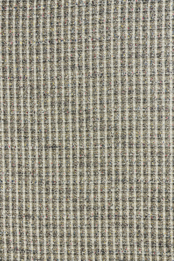 Chanel fabric grey with ribbons