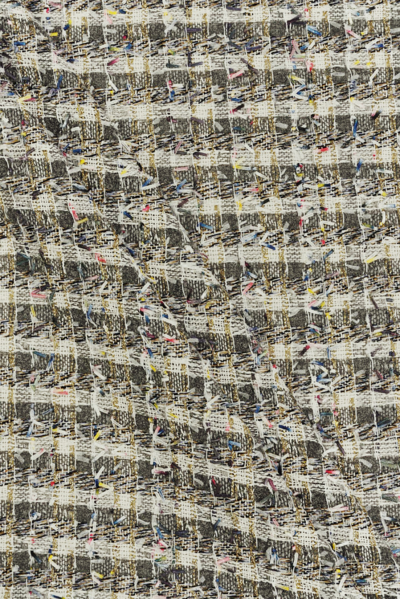 Chanel fabric grey with...