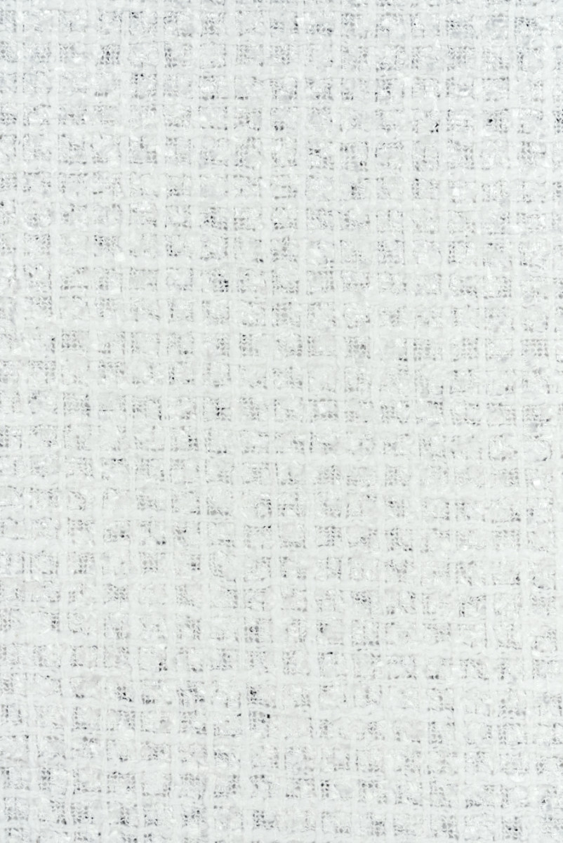 Material Chanel alb CUPOANE 90cm