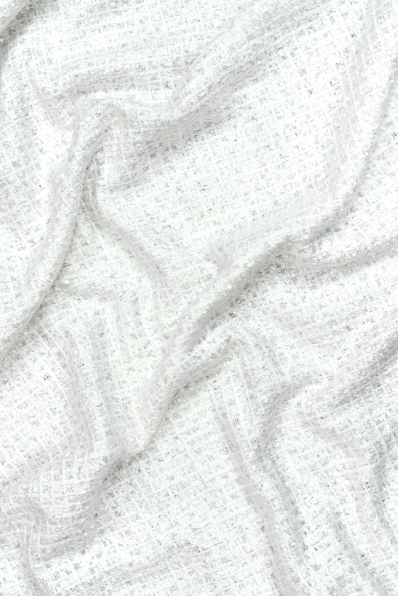 Tela Chanel blanca CUPONES 90cm