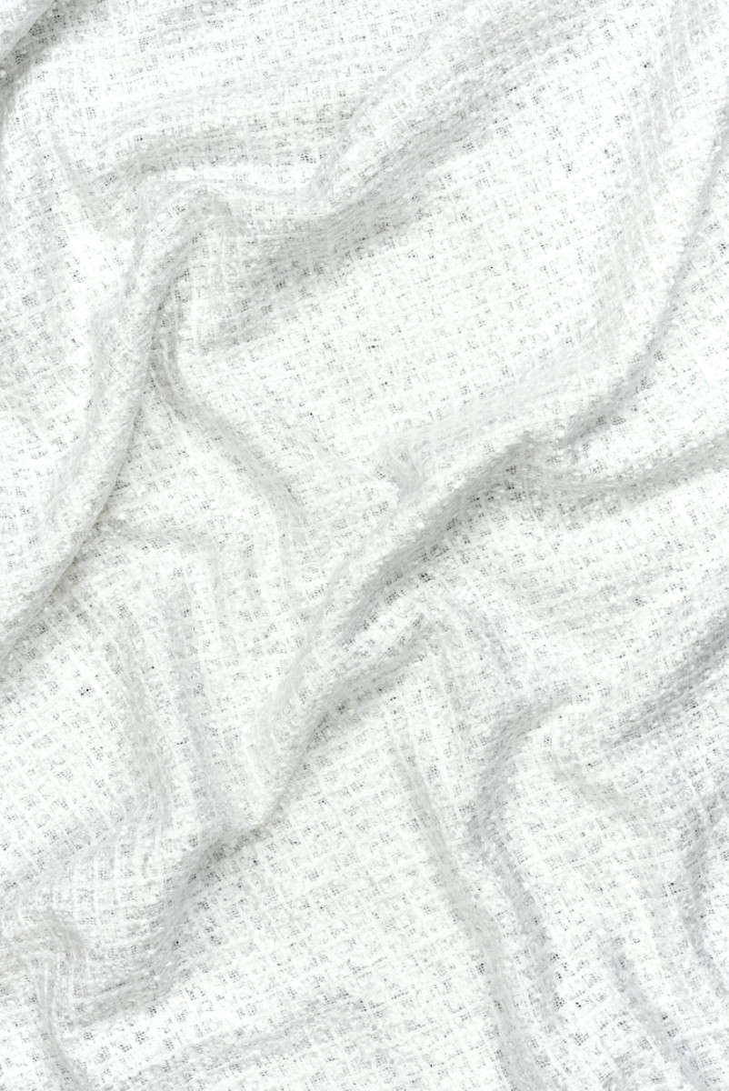 Tela Chanel blanca CUPONES 90cm