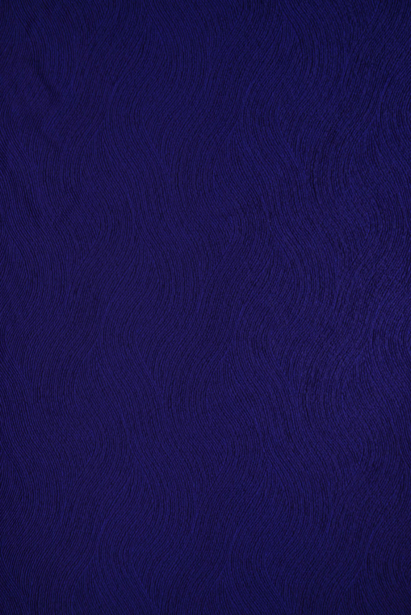 Jacquard with cornflower blue waves