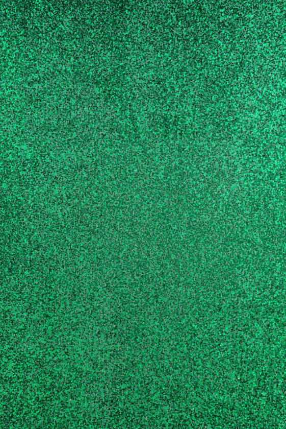Sequins with beads evening green