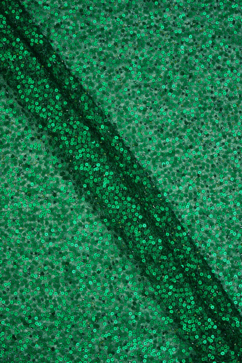Sequin fabric beige and gold