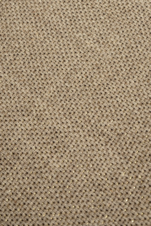 Beige linnen met gouddraad