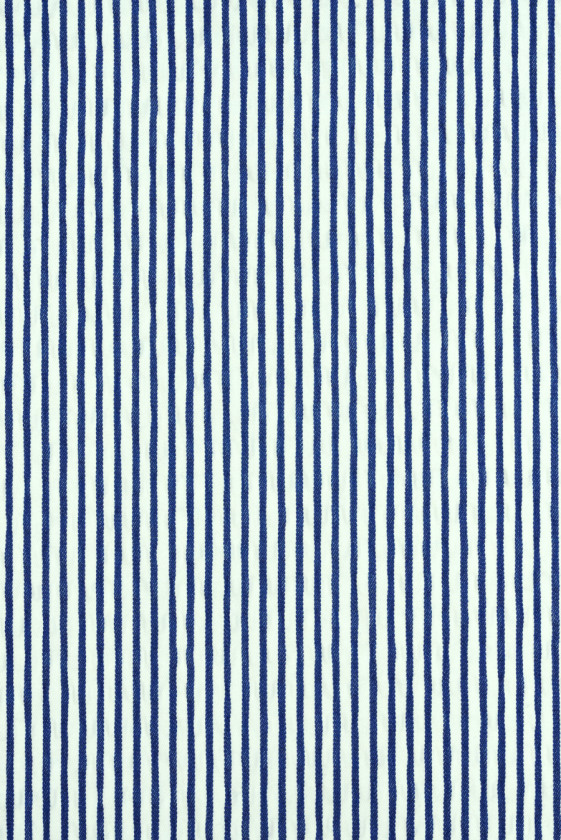 Baumwolle gestreift weiß und marineblau