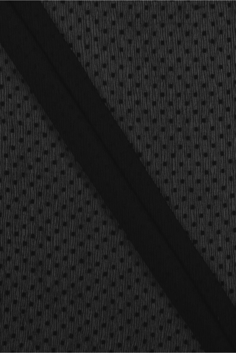 Chiffon mit Tupfen gerillt