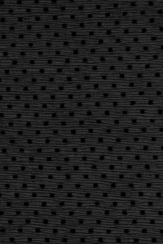 Chiffon creased with polka dots